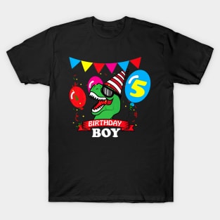 Rex 5th Dinosaur T-Shirt